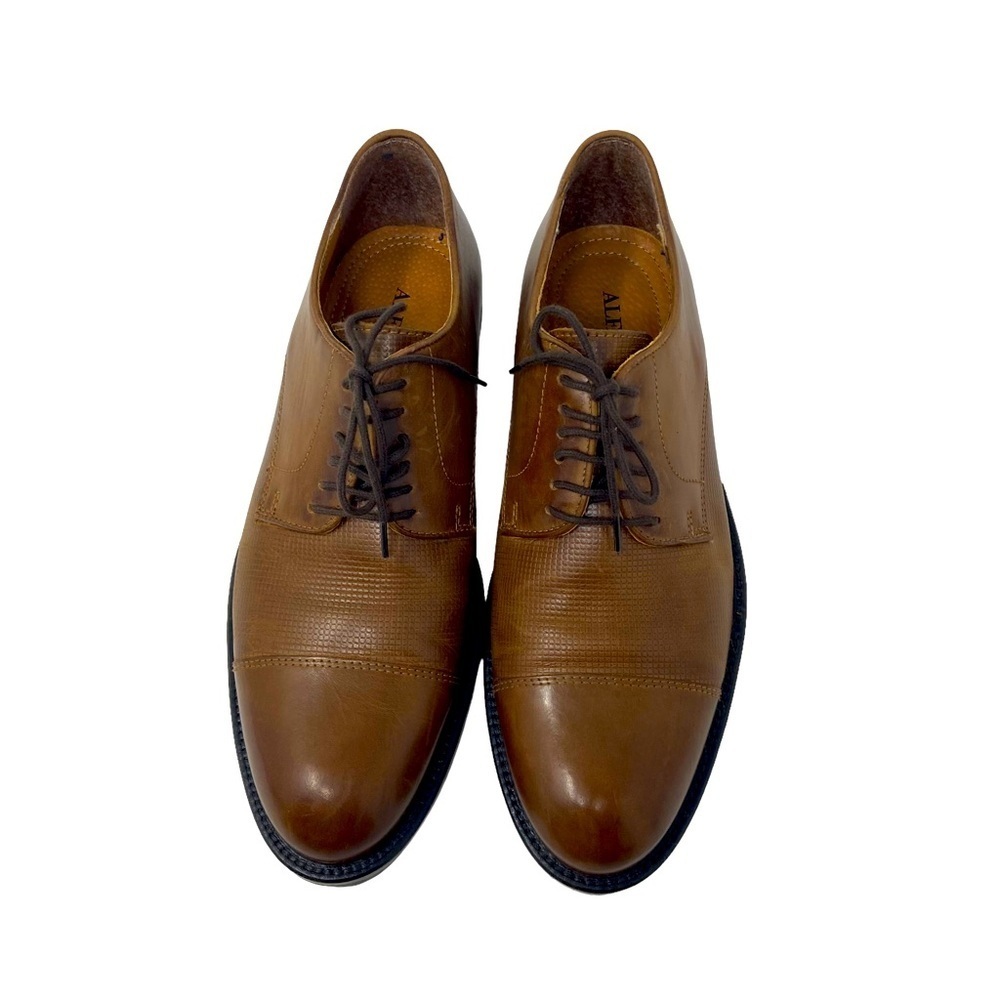 ALFANI Brown Leather Men’s Shoes Size 7M - Picture 3 of 6